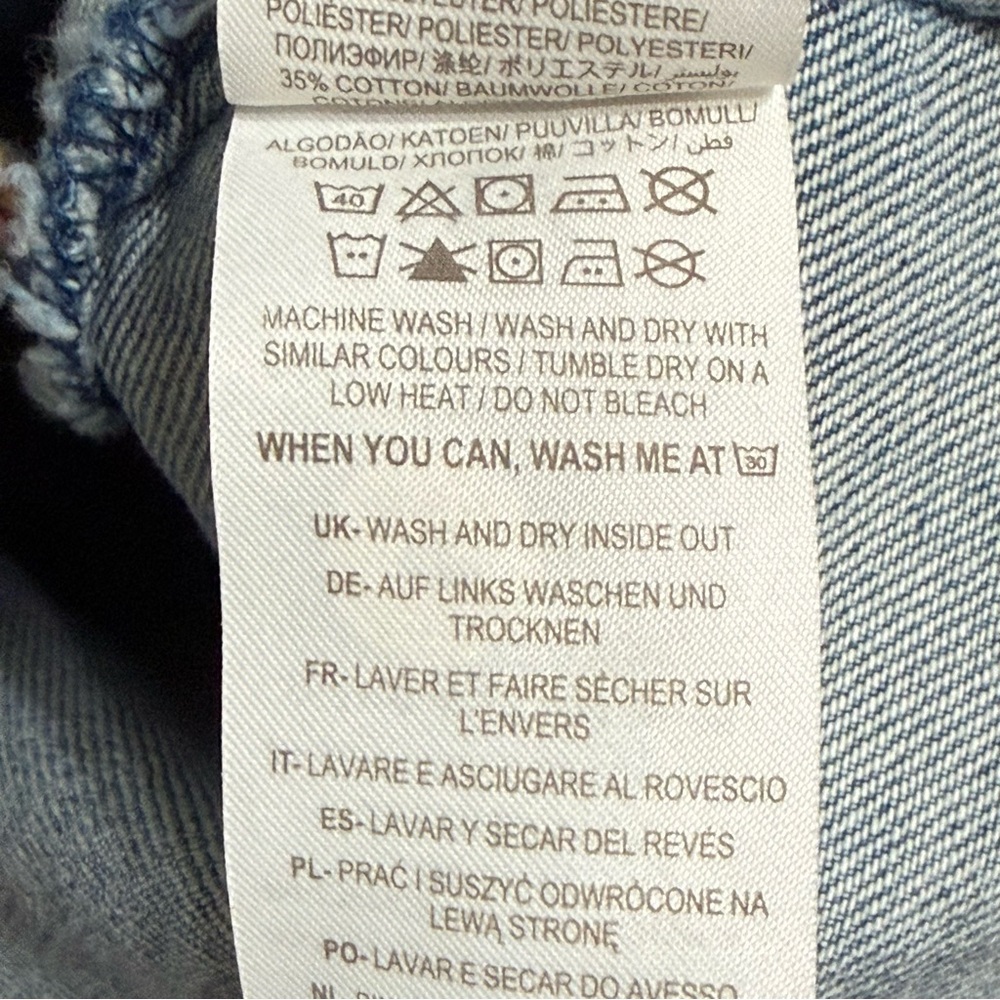 MINI BODEN CHAMBRAY BLUE JEAN DENIM OVERALL DRESS - Picture 6 of 6